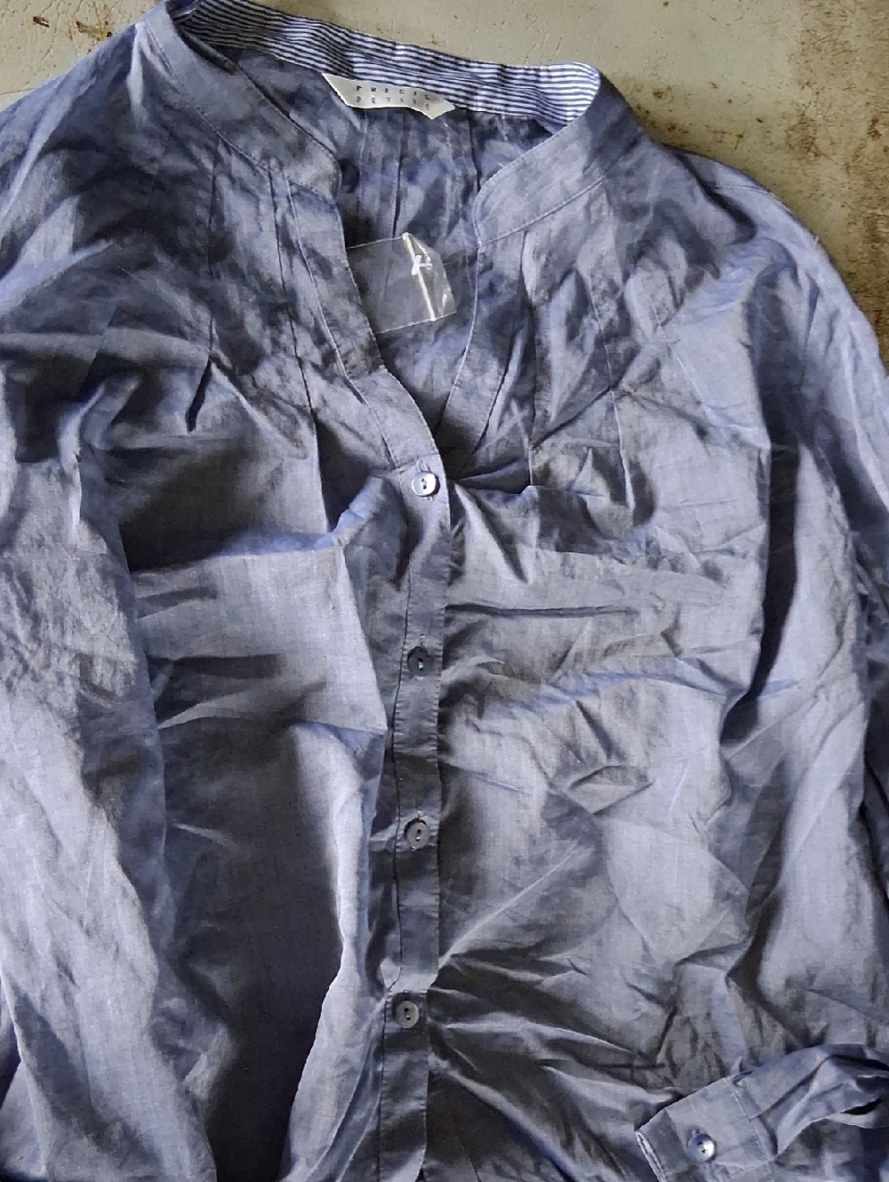 Precis petite Fine Cotton shirt Lightweight Button-Up